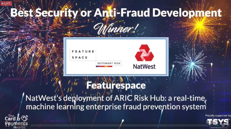 Featurespace’s ARIC™ Risk Hub earns NatWest 