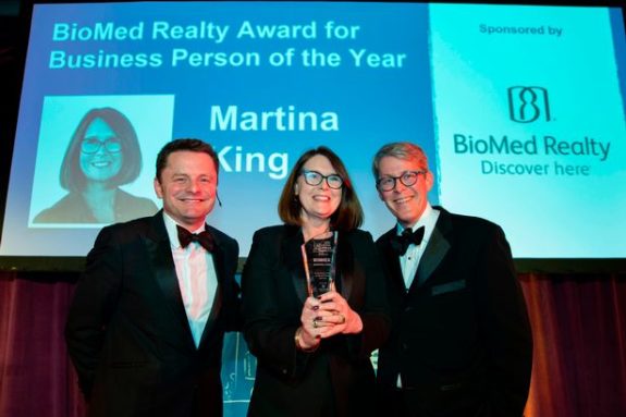 Featurespace CEO, Martina King, named Business Person of the Year 2019 at Cambridge News Business Excellence Awards